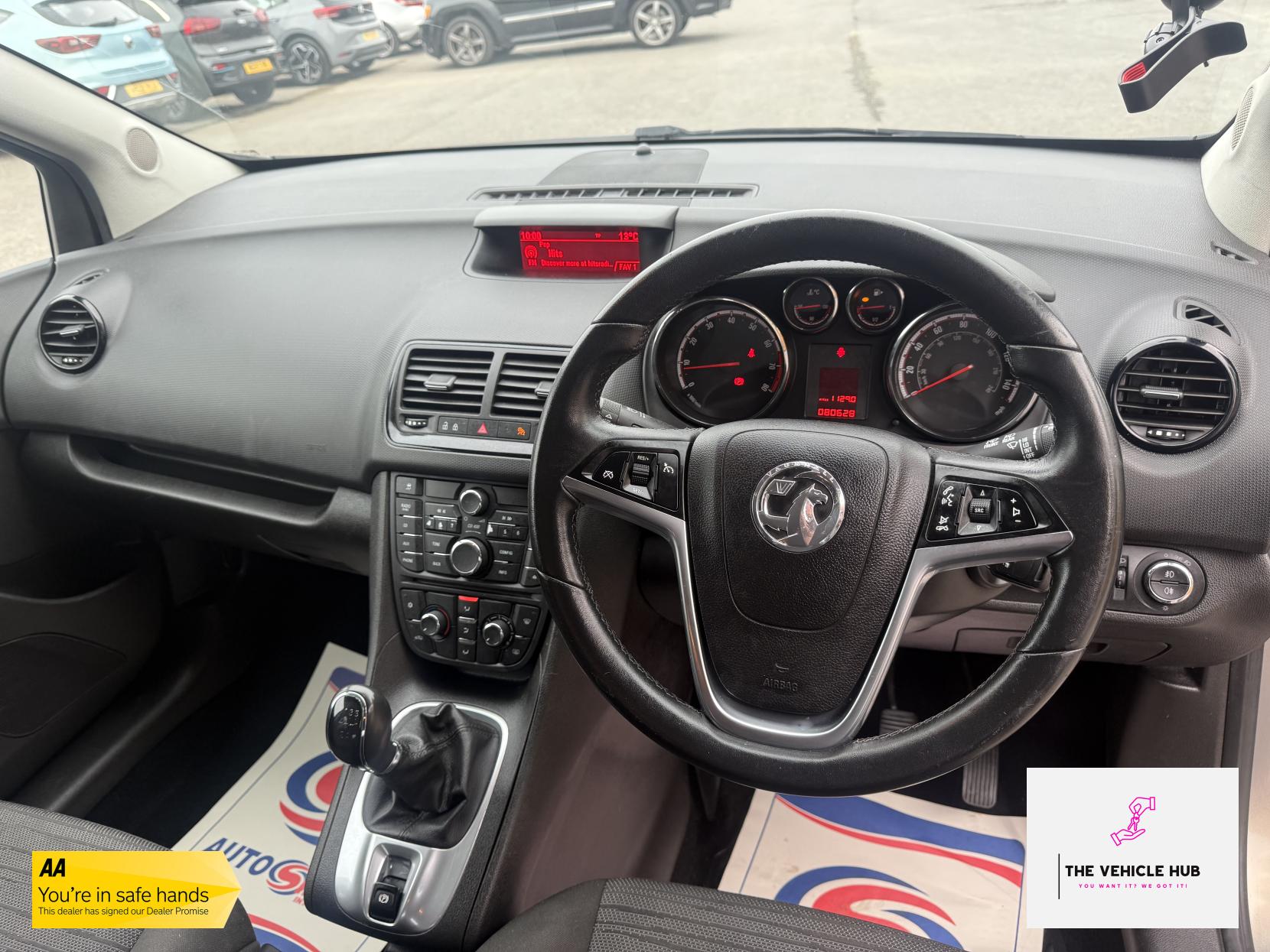 Vauxhall Meriva 1.4i Life MPV 5dr Petrol Manual Euro 6 (100 ps)