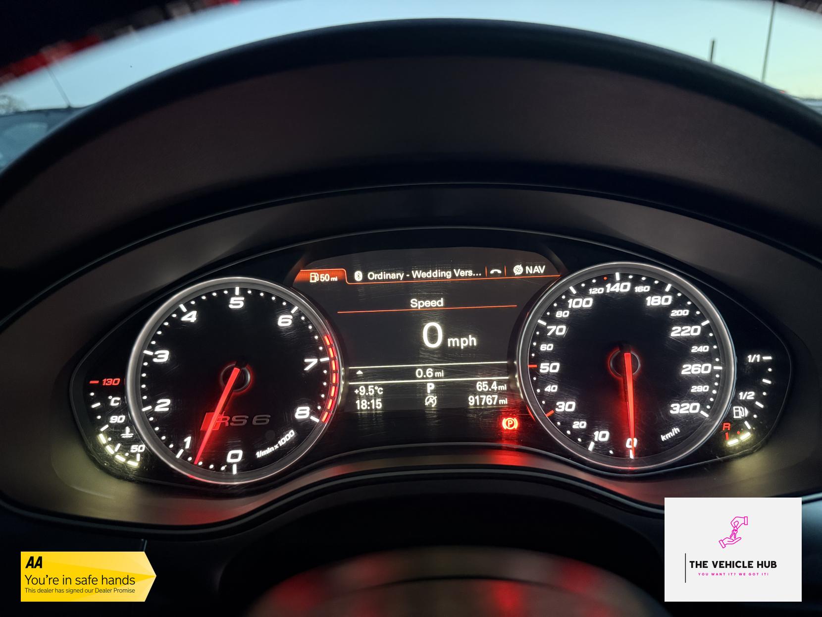 Audi RS6 Avant 4.0 TFSI V8 Estate 5dr Petrol Tiptronic quattro Euro 6 (s/s) (560 ps)