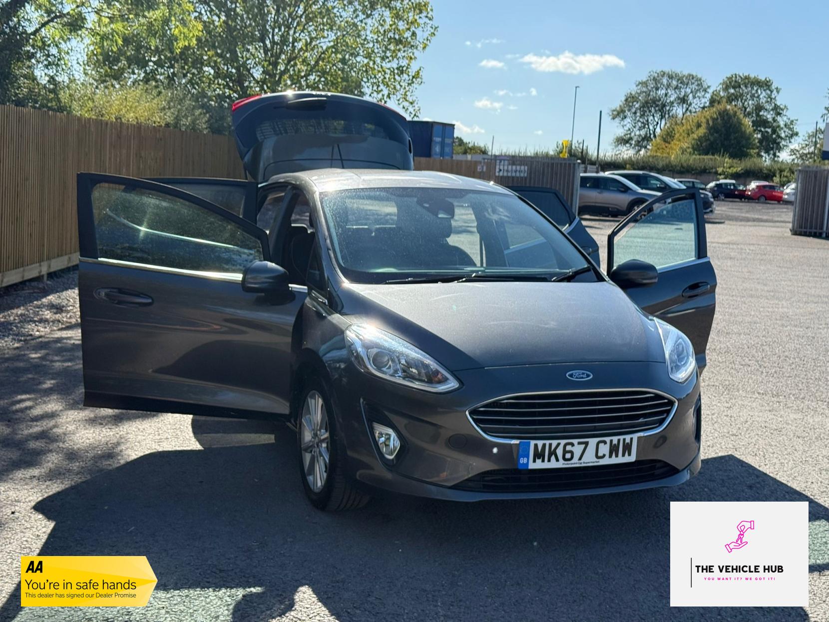 Ford Fiesta 1.0T EcoBoost Titanium Hatchback 5dr Petrol Manual Euro 6 (s/s) (100 ps)